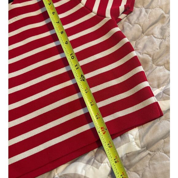 Zara Nautical Crop Top Size Large - Picture 7 of 7